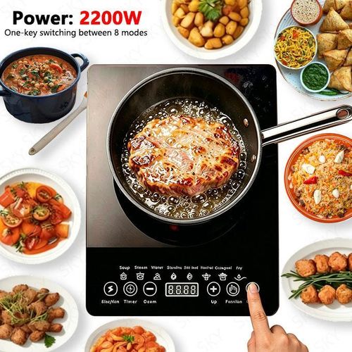 2200W 8 Modes Multifunctional Induction Cooker Touch Control Electric Stove