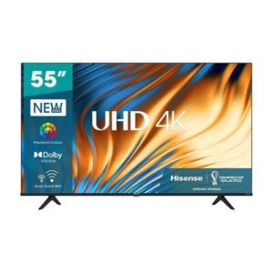 Hisense 55" Smart UHD 4K LED TV - Dolby Vision, Wi-Fi, Black