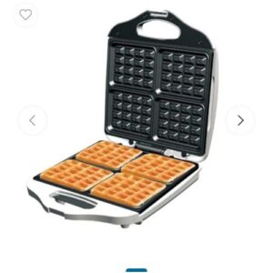 Sokany 4-Slice Waffle Maker - 3-in-1 Non-Stick Sandwich & Grill Plates, 1400W